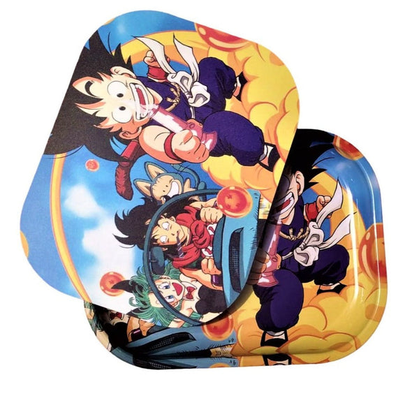 Bandeja Metálica para Liar con Tapa - Goku Niño Dragon Ball