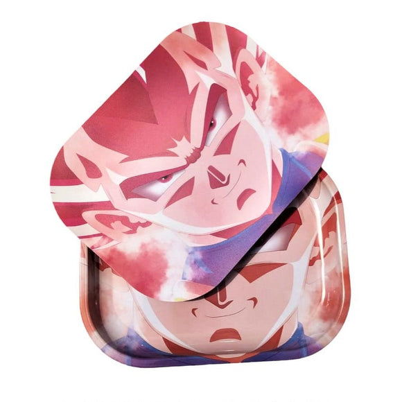 Bandeja Metálica para Liar con Tapa - Vegeta Dragon Ball Z