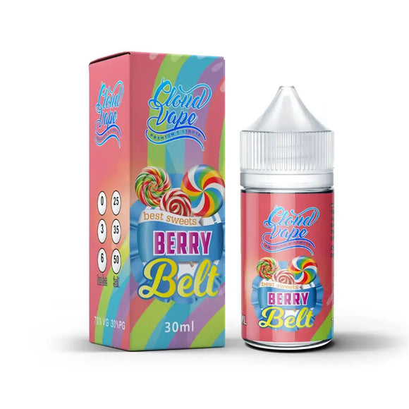 Cloud Vape Berry Belt 30ml - 70/30 VG/PG 3mg