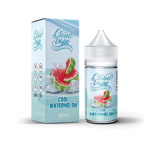 Cloud Vape Cool Watermelon 30ml - 70/30 VG/PG 3mg