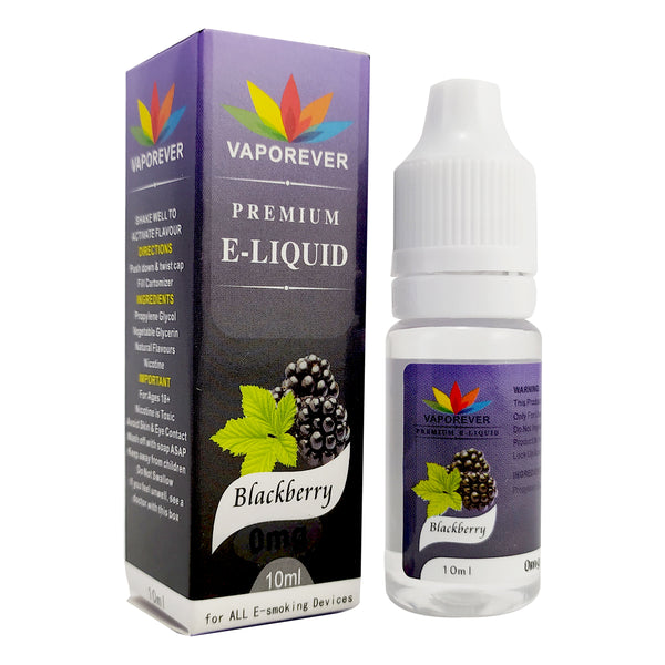 E-Liquid Vaporever Sabor Mora 10ml 3mg Nicotina