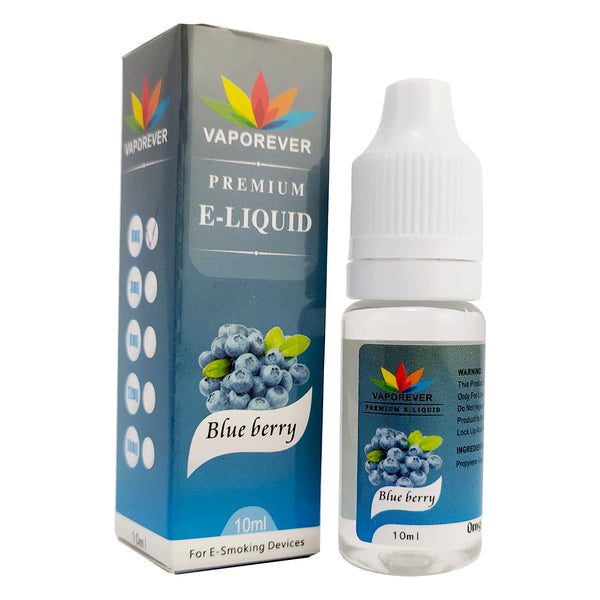 E-Liquid Vaporever Sabor Blueberry 10ml 3mg Nicotina