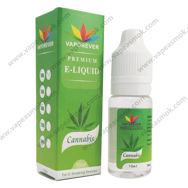 E-Liquid Vaporever Sabor Cannabis 10ml 3mg Nicotina