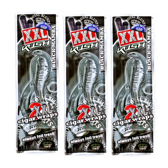 Papel Royal Blunts rolls up to 4 XXL Black Mamba