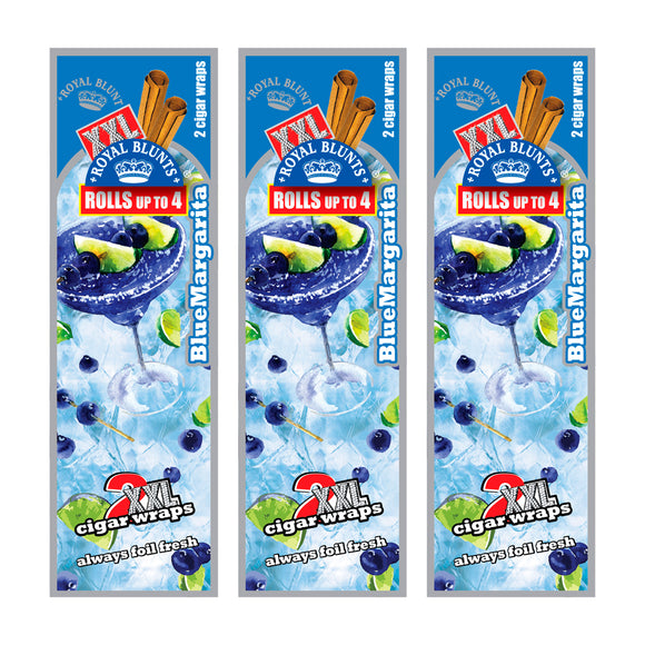 Papel Royal Blunts rolls up to 4 XXL Blue Margarita